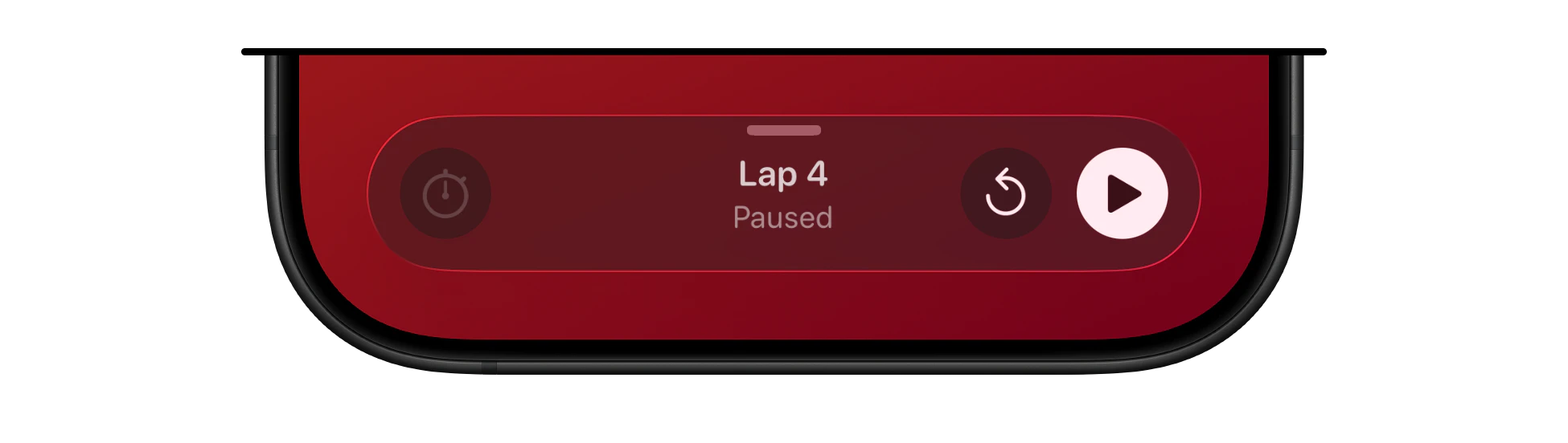 Tempra Ora bottom tray while the timer is paused